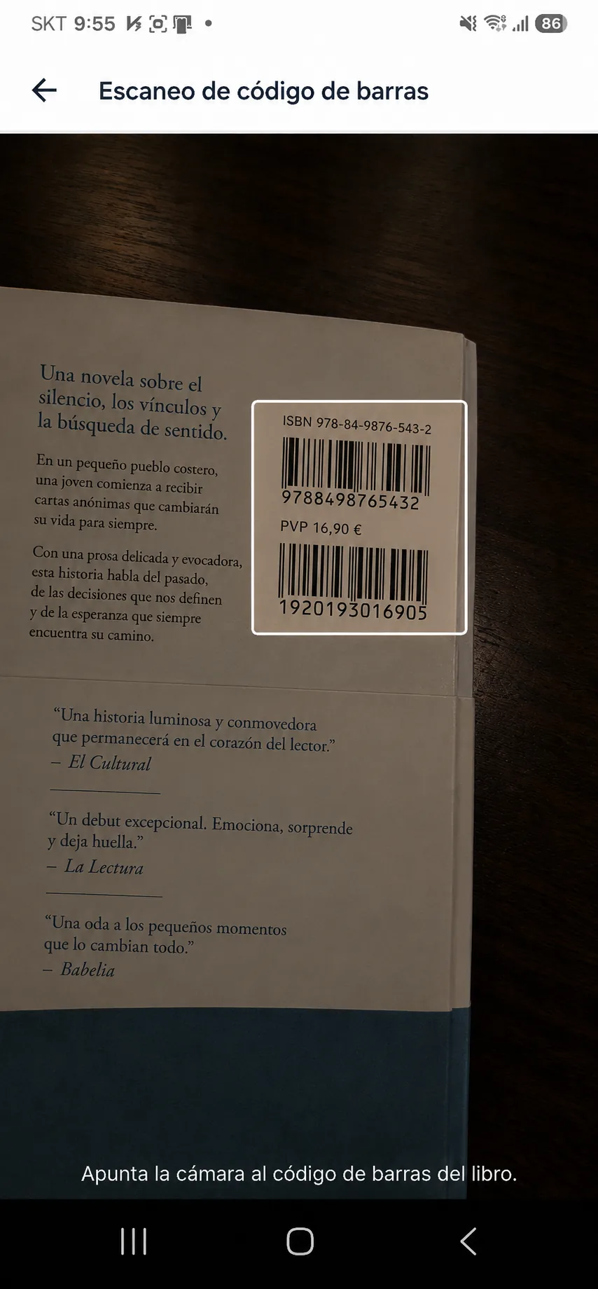 Añade libros por título o código