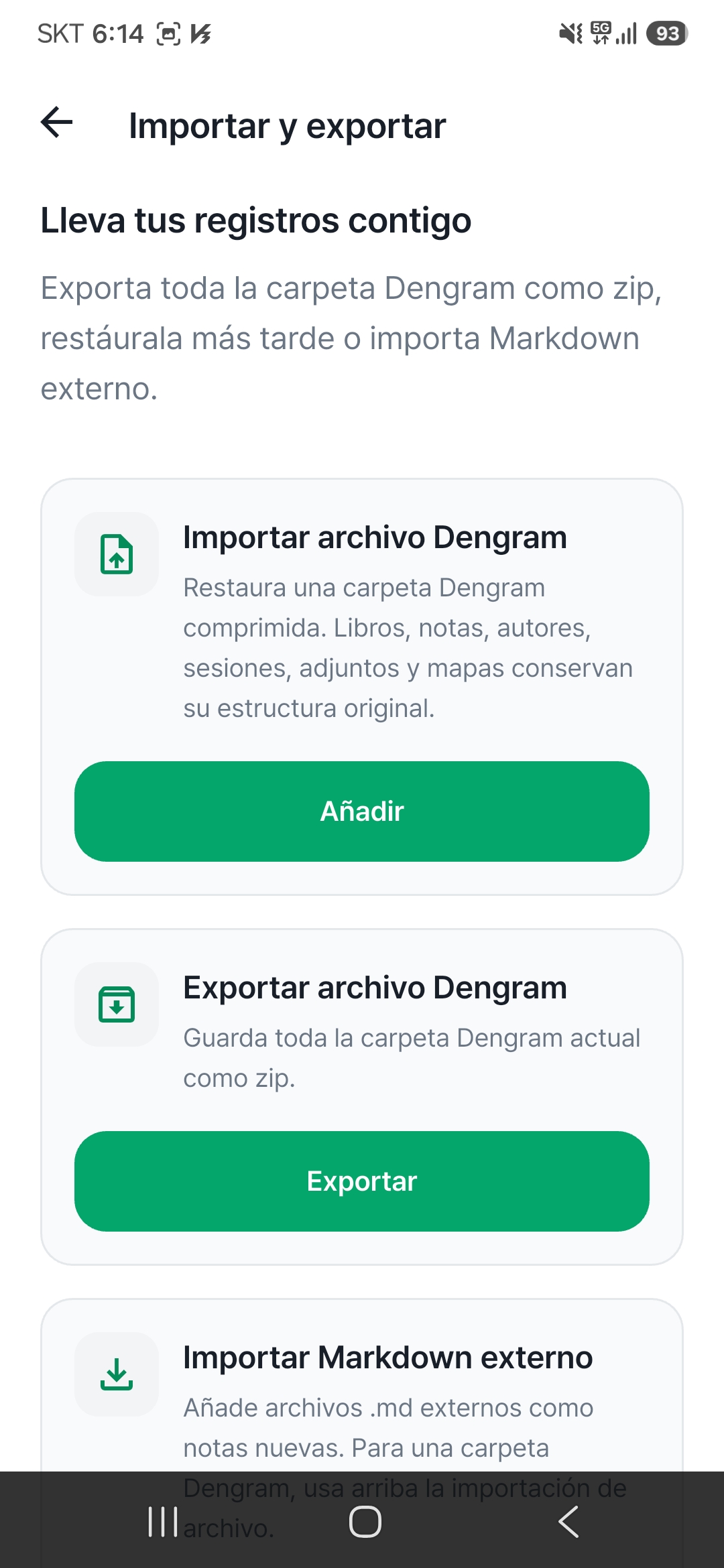 Notas en archivos Markdown