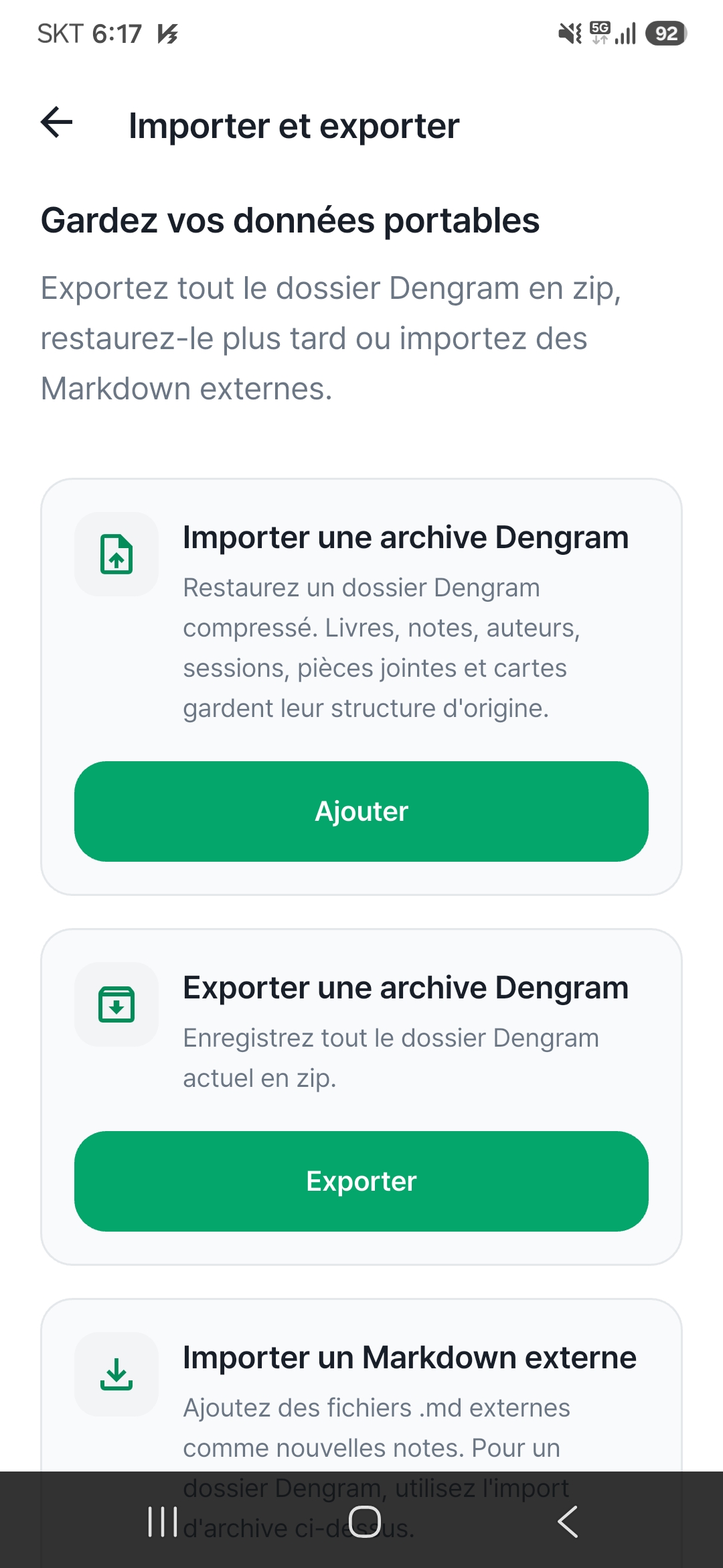 Notes en fichiers Markdown